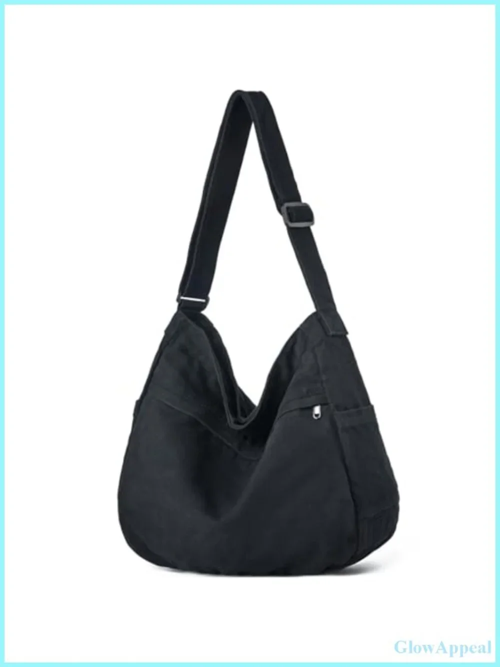 Canvas Hobo Crossbody Tote Bag Large Capacity Shoulder Bag